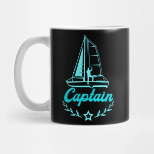 Captain Sailing Ship Sailboat Mug